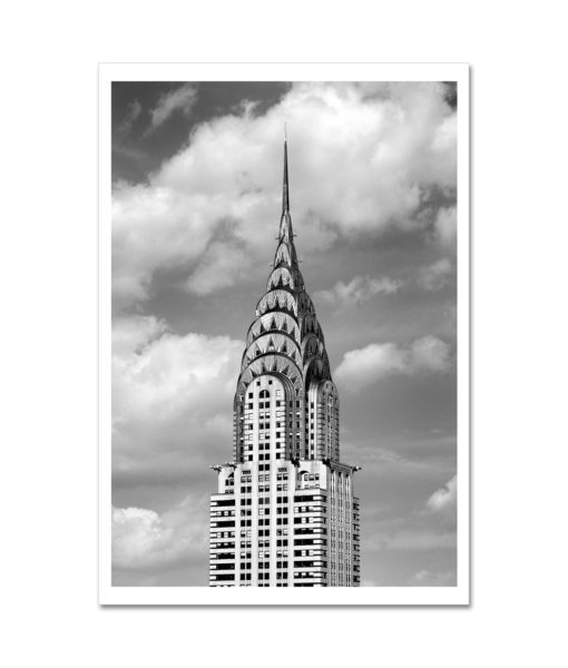 Chrysler Building New York Black and White MP1112 New York City Art Print from NY Poster