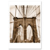 Ropes of Brooklyn Bridge MP1003 New York City Art Print from NY Poster