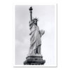Statue of Liberty Black and White MP 1002 New York City Art Print from NY Poster