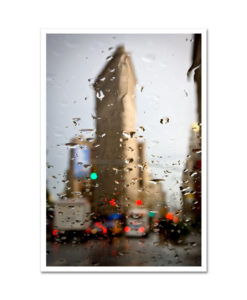 Flatiron Building Rain MP1013 New York City Art Print from NY Poster