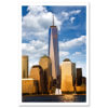 Freedom Tower Sunset Vertical MP1038 New York City Art Print from NY Poster