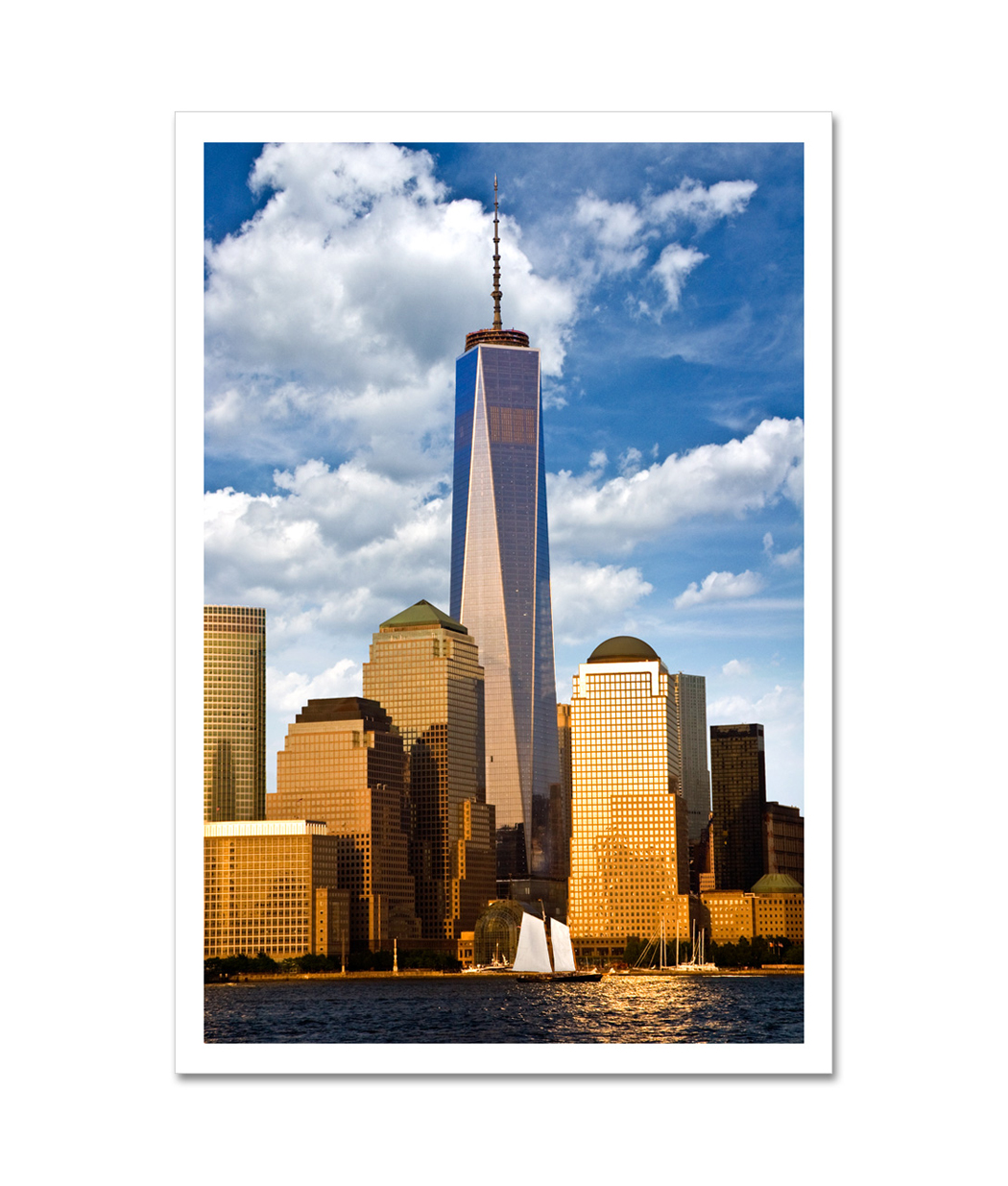 Freedom Tower Print Poster NY Art Photo Inc York – New Sunset Poster –