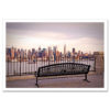 View Bench Midtown Manhattan MP2132 New York City Art Print from NY Poster