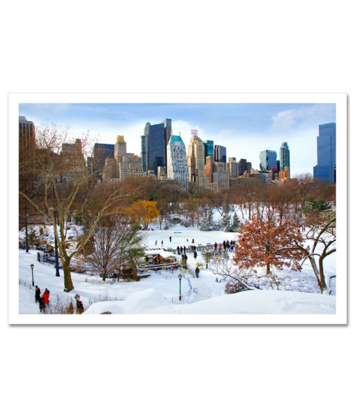 Wollman Rink Central Park MP1142 New York City Art Print from NY Poster