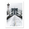 Brooklyn Bridge Snow MP2118 New York City Art Print from NY Poster