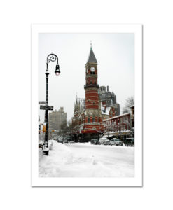 Jefferson Market Winter MP1883 New York City Art Print from NY Poster