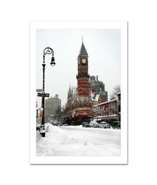 Jefferson Market Winter MP1883 New York City Art Print from NY Poster