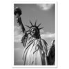 Statue Liberty Close-up Black and White MP1170 New York City Art Print from NY Poster