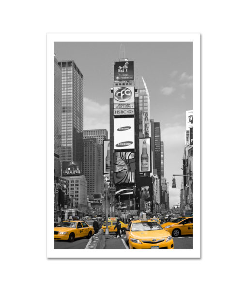 Times Square North Yellow Cabs MP1231 New York City Art Print from NY Poster
