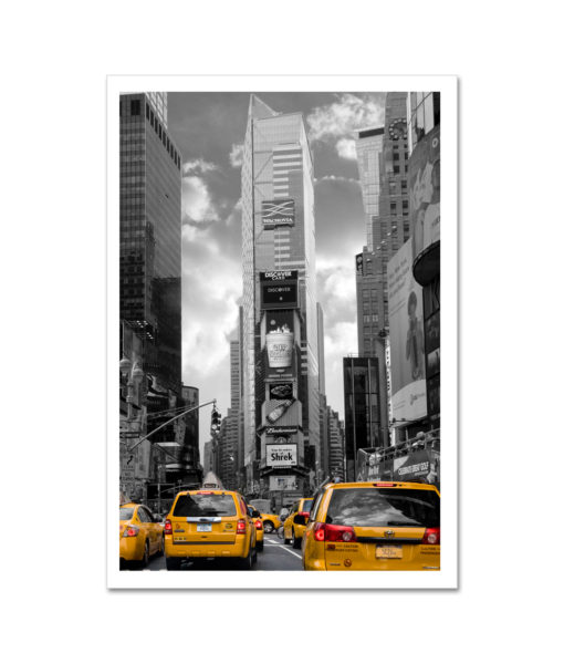 Times Square South Yellow Cabs MP1234 New York City Art Print from NY Poster