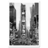 Times Square South Black and White MP1032 New York City Art Print from NY Poster