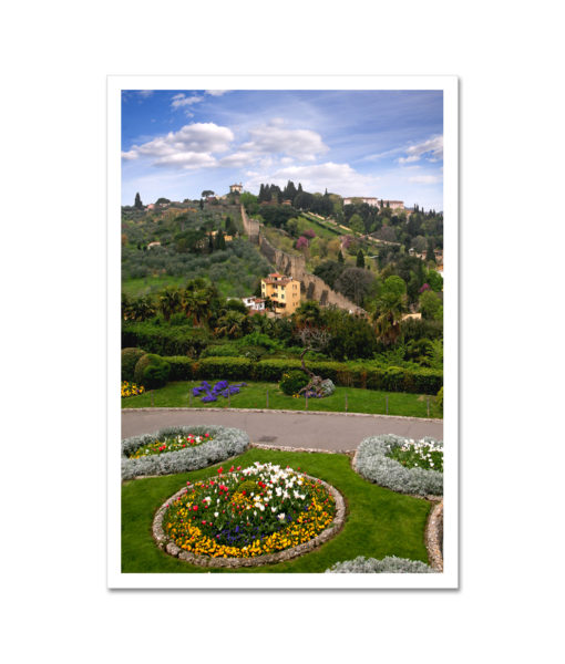 View up the Hill from Piazza Michelangelo Florence Italy MP2506 Art Print from NY Poster