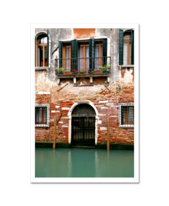 Flowers on a Balcony Venice Italy MP2728 Art Print from NY Poster
