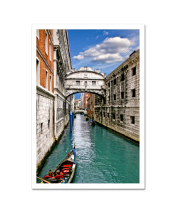 Gondola Ride Under Bridge of Sights Venice Italy MP2744 Art Print from NY Poster