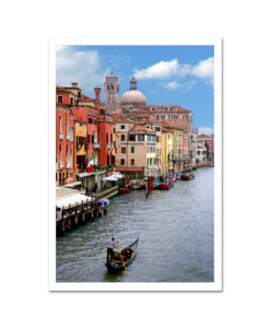Gondola Ride on Grand Canal Venice Italy MP2732 Art Print from NY Poster