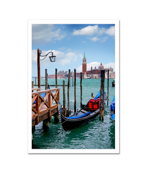 Gondola at San Marco Venice Italy MP2736 Art Print from NY Poster