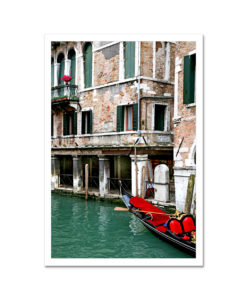 Gondola at Sotoportego Del Magazen Venice Italy MP2734 Art Print from NY Poster