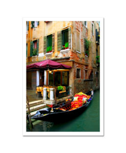 Gondola by Calle Del Magazen Venice Italy MP2765 Art Print from NY Poster